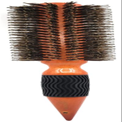 Lado Pro Long Barrel Nylon & Boar Bristle Round Wood Hair Brush #4103 (Large, 2 1/4 inch)