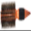 Lado Pro Long Barrel Nylon & Boar Bristle Round Wood Hair Brush #4103 (Large, 2 1/4 inch) view 3