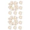 KALLORY 12pcs Scrunchies for Women Rhinestone Hair Ties Elastic Ponytail Holders Hair Bands Accessories for Girls Bulk view 1