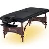 Master Massage Newport 30" Professional Portable Massage Table Package in Black with Ambient Lighting System view 1