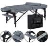 Master Massage 30" Montour LX Portable Massage Table in Dove Gray with Ambient Lighting System view 4