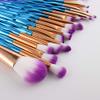 20Pcs Diamond Makeup Brushes Set ,Powder Foundation Blush Blending Eye shadow Lip Cosmetic Beauty Make Up Brush (Purple Blue) view 3