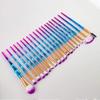 20Pcs Diamond Makeup Brushes Set ,Powder Foundation Blush Blending Eye shadow Lip Cosmetic Beauty Make Up Brush (Purple Blue) view 4