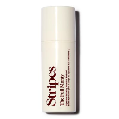 STRIPES Beauty Naomi Watts The Full Monty Post Shower Body Oil Brightens Hydrates With Squalane Vitamin C Improves Skin Softness Elasticity Dry Skin Travel Sized 1.0 Fl Oz