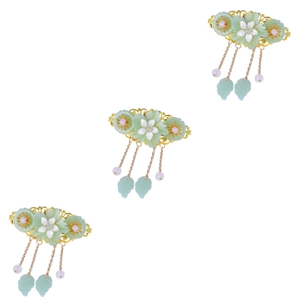 LALAFINA 3pcs Retro Chinese Style Hairpin Elegant Hair Jewelry for Women and Girls for Daily Use and Special Occasions