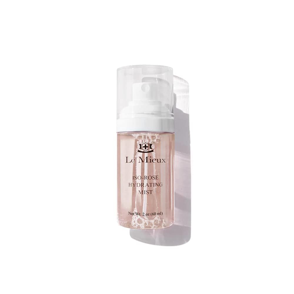 Le Mieux Skincare Iso Rose Hydrating Mist - Hydrating Face Mist with Minerals & Bulgarian Rose Water - Soothing Facial Spray for Calming & Hydrating Irritated, Dry Skin (2 oz / 60 ml)