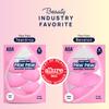 AOA Studio Collection Makeup Sponge Set Makeup Blender Latex Free and High-definition Super Soft Set of 6 Makeup Blender For Powder Cream and Liquid, Beauty Cosmetic Beveled Shape (Pink) view 2