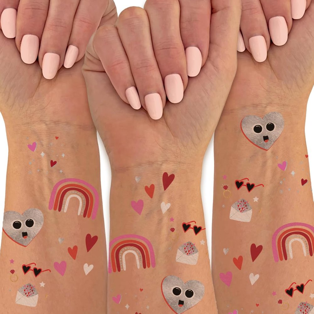 Flash Tattoos kids ADORE YOU TATTOO VARIETY SET | Valentine's Day | Kids tattoo | Heart tattoo | Valentines Day Party