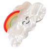 minkissy Cloud Hair Claw Clip for Women Creative Decorative Jaw Clip and Flexible Design for Occasions Stylish Rainbow Hair Accessory for Travel School view 1