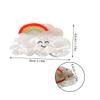 minkissy Cloud Hair Claw Clip for Women Creative Decorative Jaw Clip and Flexible Design for Occasions Stylish Rainbow Hair Accessory for Travel School view 2