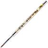 PANA Kolinsky 3D Acrylic Nail Brushes with Liquid Glitter Handle - For Professional Acrylic Powder Liquid Manicure Pedicure (Gold Color, Size #5) view 1