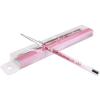 PANA 3D Kolinsky Nail Art Brush - Pink Glitter Handle, Size 2 - Acrylic Nail Art Sculpture Brush for Manicures Pedicure Salon Professional or Beginner view 1