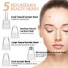 Electric Blackhead Remover Vacuum Acne Cleaner Black Spots Removal Facial Deep Cleansing Pore Cleaner Machine Skin Care Tools, White, 1 count (Pack of 1) view 4
