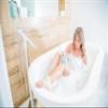 Scrubbing Bath Shower Body Sponge for Woman Man Kids -4 Pack- MR. Sponge Energizing Double Sided Bath Relaxing Massage Scrubbing Body Scrubber Loofah Deep Cleansing Loofah Exfoliating Body Scrubber view 4