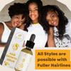 Edges Growth Serum. Great for loss of edges, edges loss from tight braids, wigs and glue. Formulated with naturals oils to regrow hair line, Increase Hair Density around edges. over 52 herbs & oils. view 4