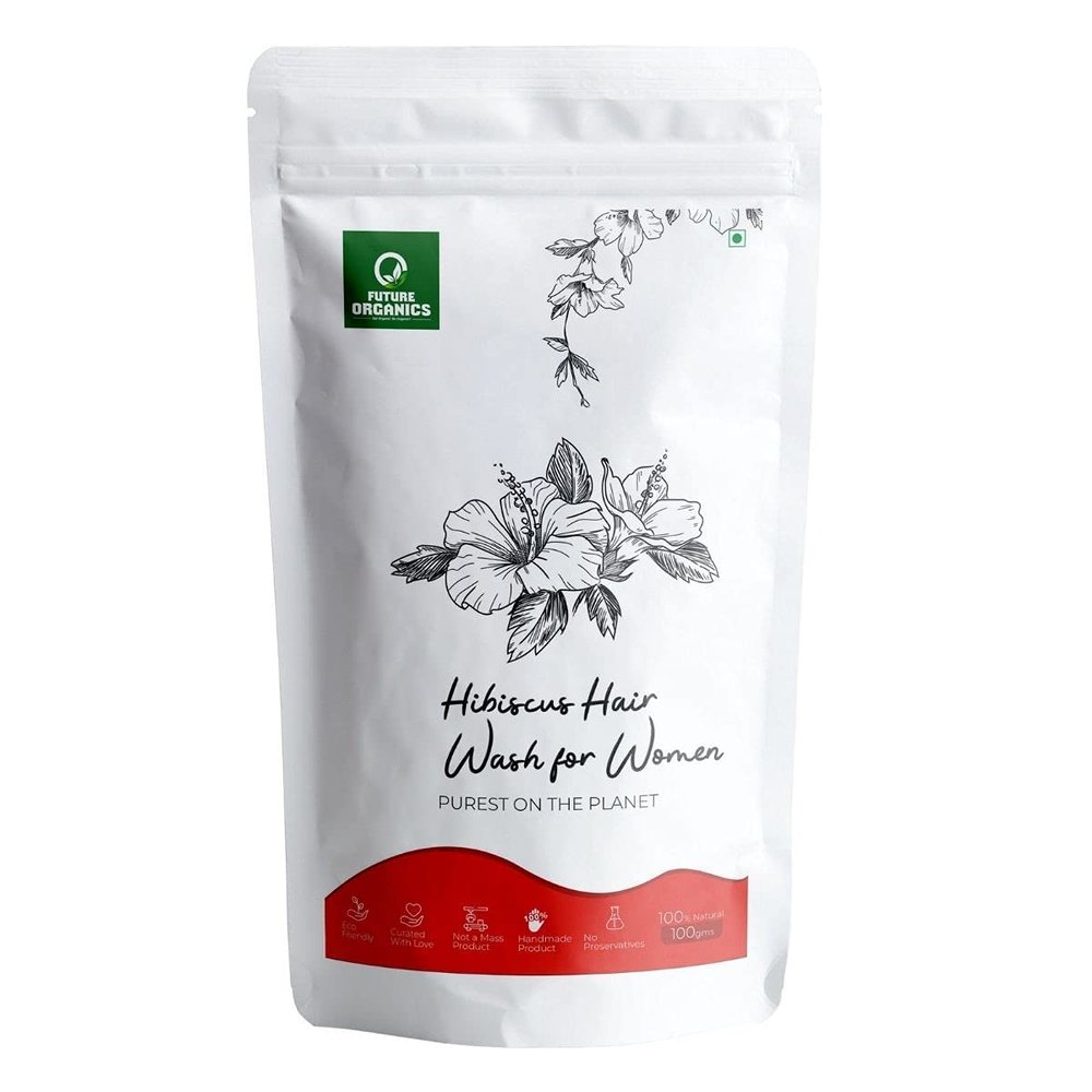 Metrol Hibiscus Hair Wash Powder for Women - 100 Grams - Herbal Hair Care for Hair Growth