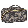 Makeup Organizer Bag, Grunge Skulls Travel Makeup Bags Makeup Vanity Case Large Capacity Rhombus Cosmetic Toiletry Bag for Girl Women Ladies view 1