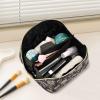 Makeup Organizer Bag, Grunge Skulls Travel Makeup Bags Makeup Vanity Case Large Capacity Rhombus Cosmetic Toiletry Bag for Girl Women Ladies view 2
