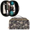 Makeup Organizer Bag, Grunge Skulls Travel Makeup Bags Makeup Vanity Case Large Capacity Rhombus Cosmetic Toiletry Bag for Girl Women Ladies view 3