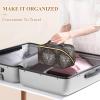 Makeup Organizer Bag, Skull Butterfly Black Travel Makeup Bags Makeup Vanity Case Large Capacity Rhombus Cosmetic Toiletry Bag for Girl Women Ladies view 4