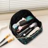 Makeup Organizer Bag, Magic Skulls Travel Makeup Bags Makeup Vanity Case Large Capacity Rhombus Cosmetic Toiletry Bag for Girl Women Ladies view 2