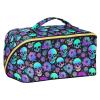 Makeup Organizer Bag, Funny Skulls Travel Makeup Bags Makeup Vanity Case Large Capacity Rhombus Cosmetic Toiletry Bag for Girl Women Ladies view 1
