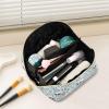 Makeup Organizer Bag, Vintage Goth Skull Travel Makeup Bags Makeup Vanity Case Large Capacity Rhombus Cosmetic Toiletry Bag for Girl Women Ladies view 2