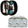 Makeup Organizer Bag, Vintage Goth Skull Travel Makeup Bags Makeup Vanity Case Large Capacity Rhombus Cosmetic Toiletry Bag for Girl Women Ladies view 3