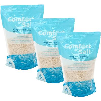 Comfort Salt | Magnesium Bath Flakes | Soak for Relaxation, Recovery, & Wellness | 12 Pound Value Pack