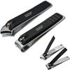 Heavy Duty Stainless Steel Nail Clippers for Men and Women (2 Pcs) view 1