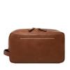 Fossil Leather Travel Toiletry Bag Shave Dopp Kit , Brown (Model: MLG0779210) view 1