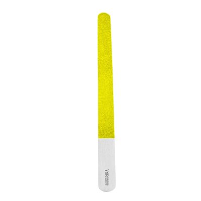 Nail File Diamond Deb Nail File Foot Dresser Stainless Steel Double Sided Diamond Dust Coating Podiatry Foot Care Instruments Professional Quality Product Chiropody File (Yellow 8")
