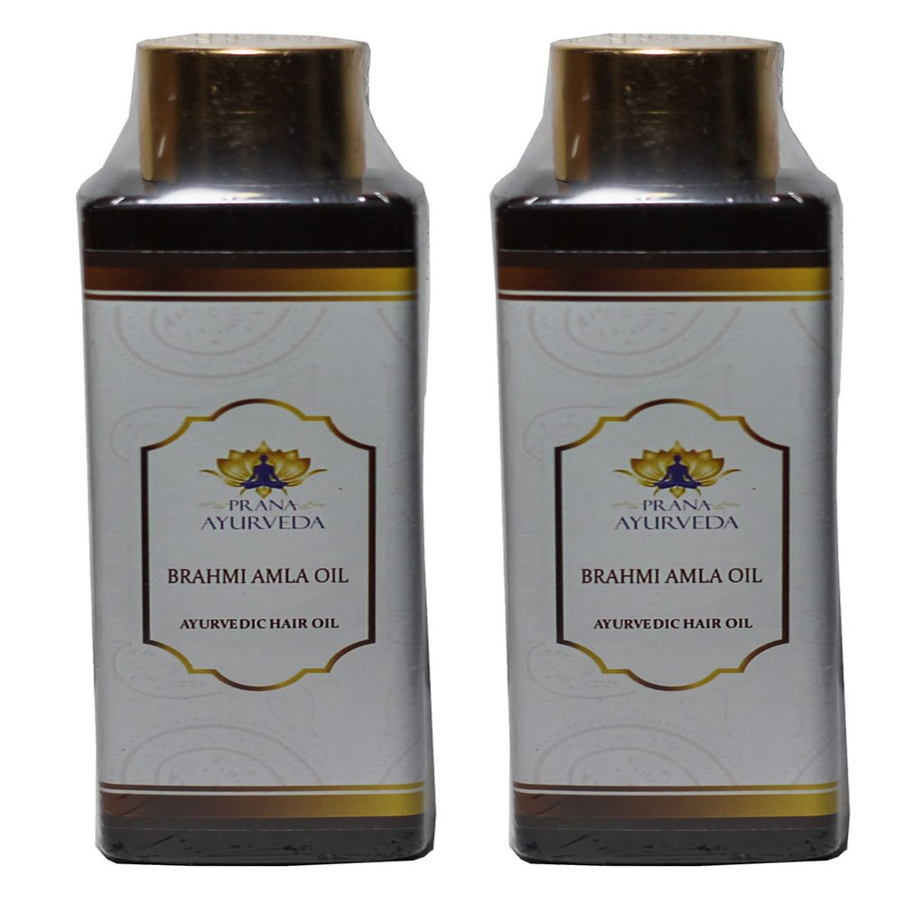 BRAHMI AMLA HAIR OIL (200ml) - Ayurvedic Hair Oil To Support Natural Thickness, Color, And Shine (Pack of 2 bottles)