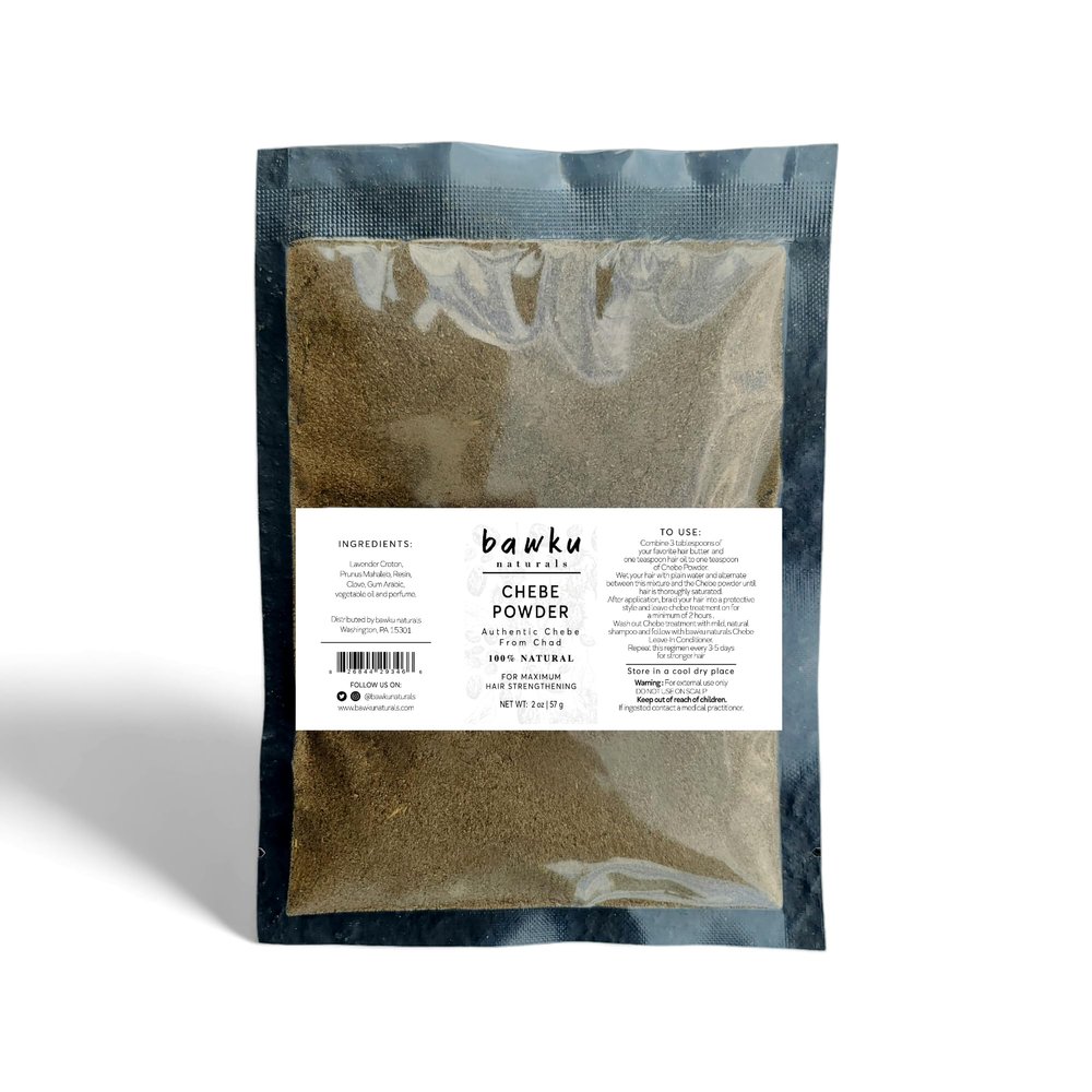 bawku naturals Chebe Powder Authentic Traditional Chebe Powder from Chad Contains All Natural Ingredients For Strong Healthy Hair (4 ounce)