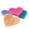 Valentine's Day Heart Conversation Heart soap bar XOXO, LOVE, I LOVE YOU, CUTIE PIE gift soap (LOVE) view 1