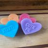 Valentine's Day Heart Conversation Heart soap bar XOXO, LOVE, I LOVE YOU, CUTIE PIE gift soap (LOVE) view 4