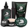 Bossman Complete Beard Kit  Men's Beard Oil Jelly, Fortifying Shower Conditioner, Balm, Mustache Wax & Comb  Beard Softener & Grooming Care  Men Gift Set (Vetiver X Scented) view 1
