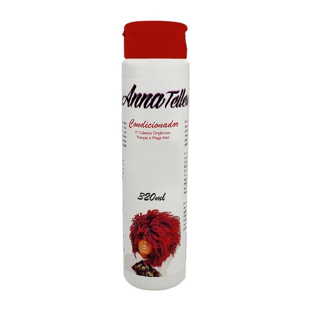 Anna Telles Condiconador Para Cachos Naturais e Organicos., 10.82 Ounce (Pack of 1), white