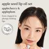 NOONI Korean Lip Oil Set - Applecherry & Appleplum | Long-Lasting, Moisturizing, Plumping, Revitalizing for Dry Lips, Waterproof, No Peel Off, Stocking Stuffers, 0.12 FL Oz x 2ea view 3