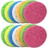 KALLORY 25pcs Compressed Facial Sponges, Round Makeup Removal Sponges Cellulose for Face Cleansing view 1