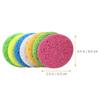 KALLORY 25pcs Compressed Facial Sponges, Round Makeup Removal Sponges Cellulose for Face Cleansing view 2