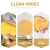 KALLORY 25pcs Compressed Facial Sponges, Round Makeup Removal Sponges Cellulose for Face Cleansing view 4