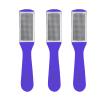 Pack of 3 Pieces Double-Sided Foot File Foot Rasp File Dead Skin Remover Foot Scrubber Hard Skin Remover Foot Care for Wet and Dry Cracked Feet (Purple) view 1