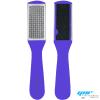 Pack of 3 Pieces Double-Sided Foot File Foot Rasp File Dead Skin Remover Foot Scrubber Hard Skin Remover Foot Care for Wet and Dry Cracked Feet (Purple) view 2