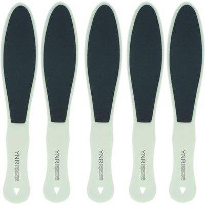 5 Pieces Double Sided Pedicure Foot File Effectively Remove The Foot Hard Skin, Dead Skin and Calluses Reusable Foot Care Repair Tool (White)