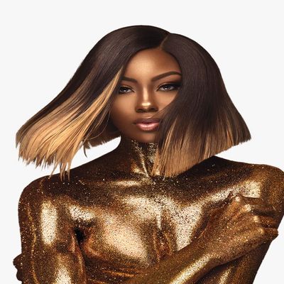 Sensationnel Empire gold yaki weave - human hair for weaving and sew in styles (8 inch, 2 DARKBROWN)