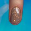 Dan's Nails Rubber Base Gel Polish Coat (Mocha Flakes) view 2