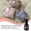 Dan's Nails 15ml Lavender Purple Color with Silver Flakes Rubber Base Gel Coat | Easy Soak Off, UV/LED Lac System for Professional Salon Manicure view 4