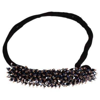 1pc Female Donut Headwear Maker Hairstyle Girls Updos Bun Ballet Ropes Hair Tools Stretch Design DIY Beaded Chic Simple Elastic Bands Women Rhinestone Accessories Marker