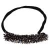 1pc Female Donut Headwear Maker Hairstyle Girls Updos Bun Ballet Ropes Hair Tools Stretch Design DIY Beaded Chic Simple Elastic Bands Women Rhinestone Accessories Marker view 1